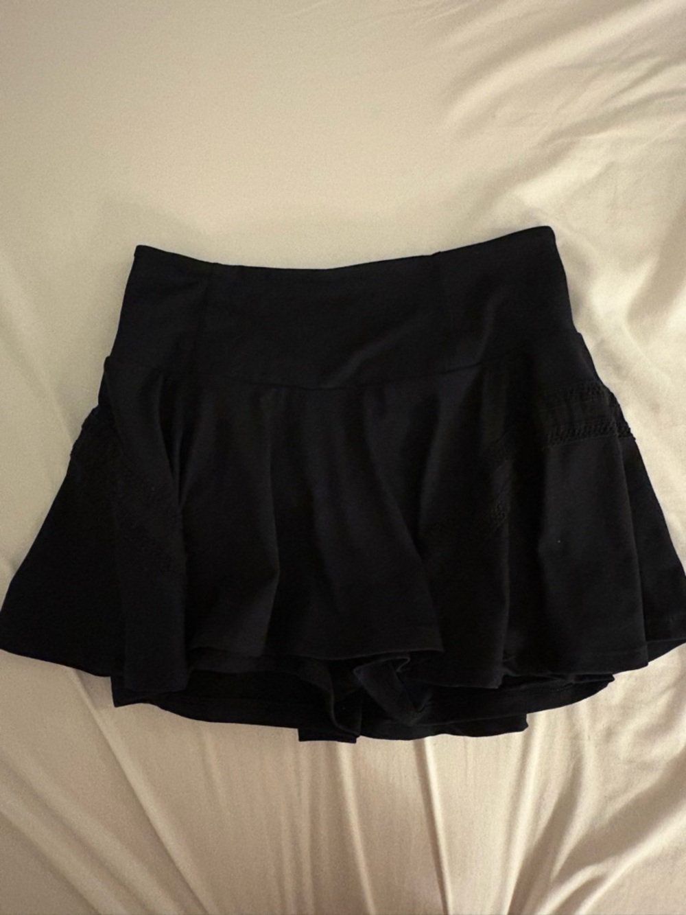 Free People Black Mini Skirt
